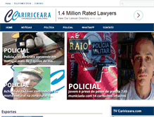Tablet Screenshot of caririceara.com
